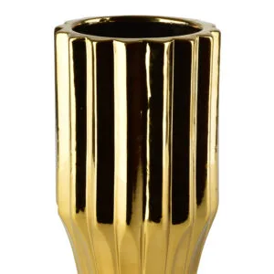 Wazon ceramiczny 20 cm złoty