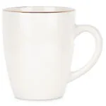 Kubek porcelanowy 200 ml biało-złoty