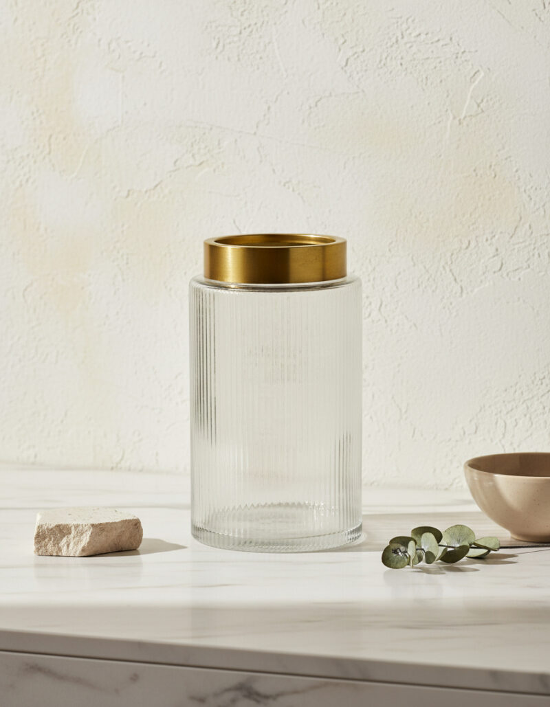 Wazon szklany cylinder 25 cm Serenite