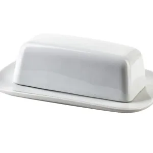 Maselniczka porcelanowa 20,5 cm Basic biała