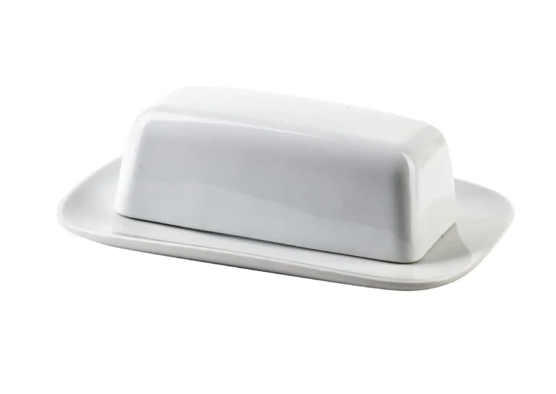 Maselniczka porcelanowa 20,5 cm Basic biała