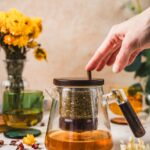 Dzbanek szklany z zaparzaczem 800 ml
