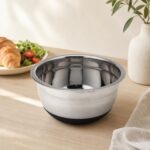 Miska stalowa z silikonową podstawą 16 cm