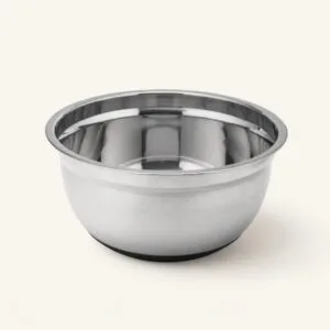 Miska stalowa z silikonową podstawą 24 cm