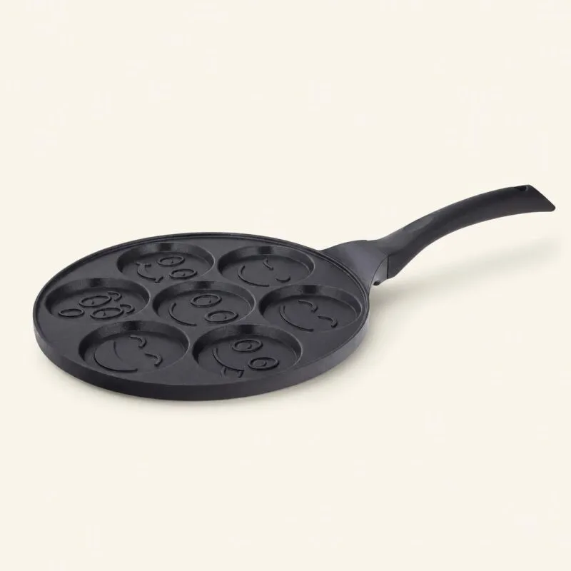 Patelnia do naleśników aluminiowa 26 cm Uśmiechy