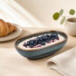 Miska ceramiczna prostokątna 19 cm Ombres