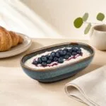 Miska ceramiczna prostokątna 19 cm Ombres