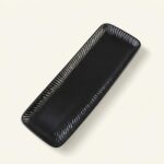 Półmisek ceramiczny prostokątny 25 cm Ombres Black czarny