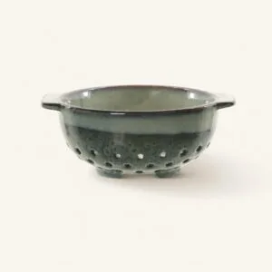 Cedzak ceramiczny 19,5 cm Ombres zielono-granatowy