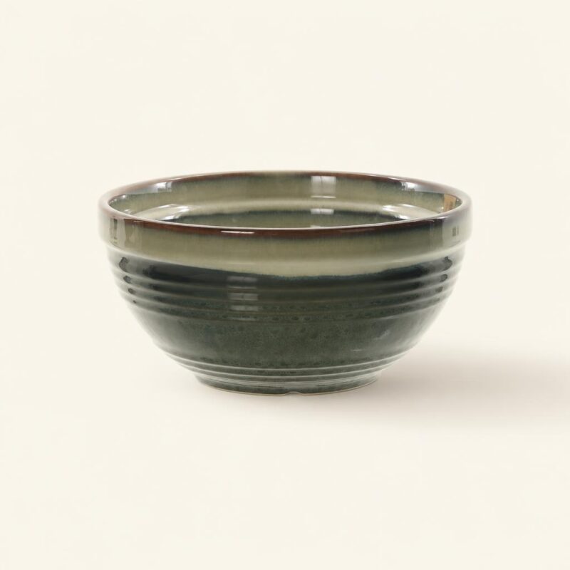 Miska ceramiczna 2 L Ombres zielono-granatowa