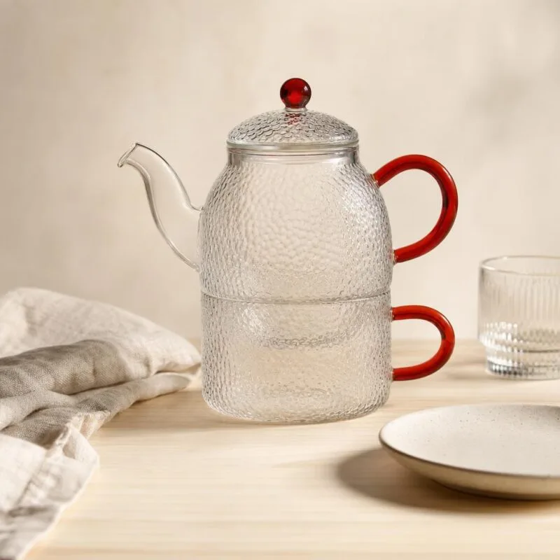 Zestaw dzbanek z filiżanką 0,5 L Jack bursztynowy