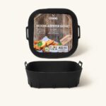 Koszyk silikonowy kwadratowy 20x20 cm do frytkownicy Air Fryer