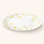 Talerzyk deserowy porcelanowy 19 cm w kwiaty
