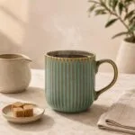Kubek porcelanowy 400 ml Reactive Sage szałwiowy