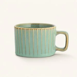 Filiżanka porcelanowa New Bone China 220 ml szałwiowa