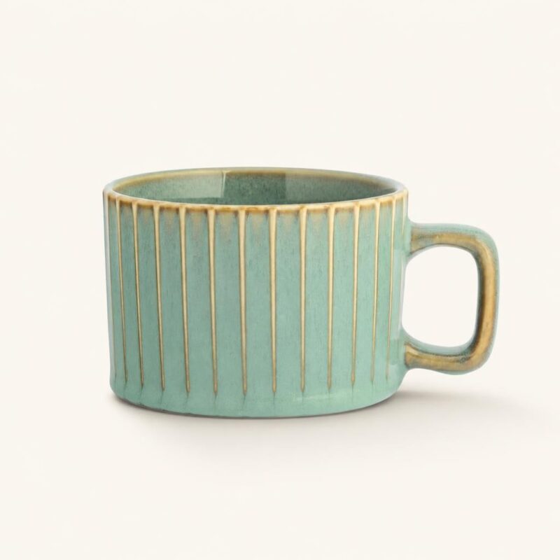 Filiżanka porcelanowa New Bone China 220 ml szałwiowa