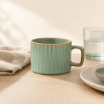 Filiżanka porcelanowa New Bone China 220 ml szałwiowa