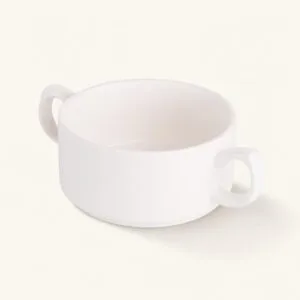Bulionówka porcelanowa 280 ml kremowa