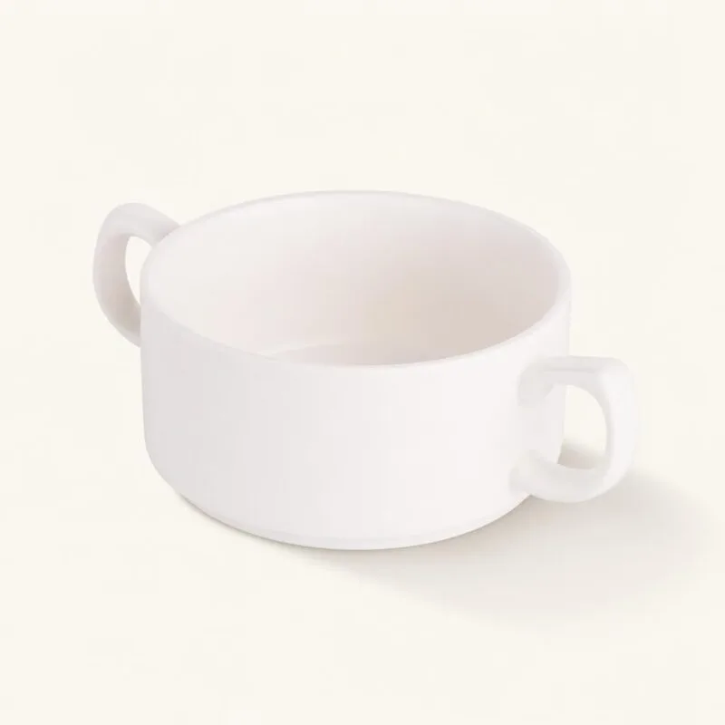 Bulionówka porcelanowa 280 ml kremowa