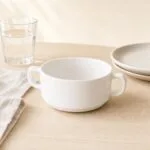 Bulionówka porcelanowa 280 ml kremowa
