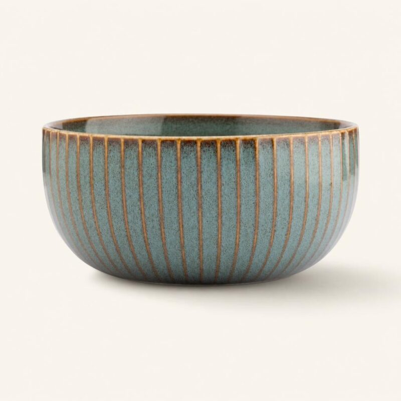 Miska porcelanowa New Bone China 15 cm 850 ml szałwiowa