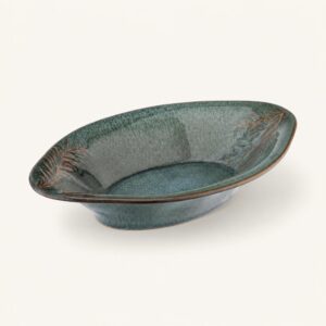Półmisek ceramiczny 16,5x10 cm granatowy