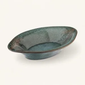 Półmisek ceramiczny 16,5×10 cm granatowy