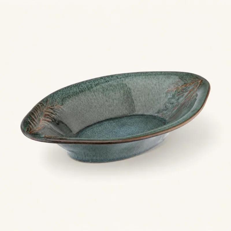 Półmisek ceramiczny 16,5×10 cm granatowy