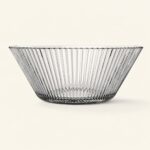 Salaterka szklana ryflowana 22 cm Selena