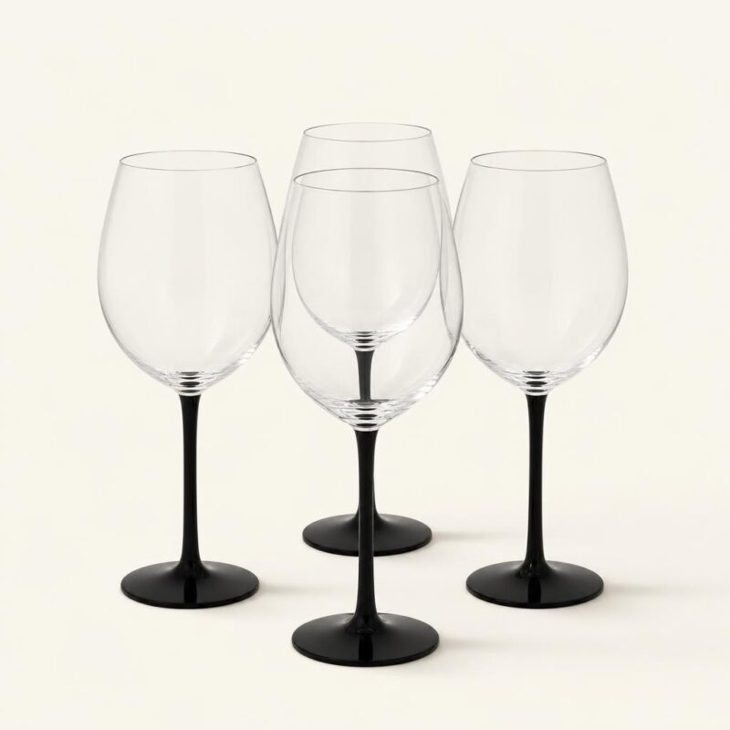 dz-graf-0103006404-cream Kieliszki do wina czerwonego 700 ml Onyx 4 szt.