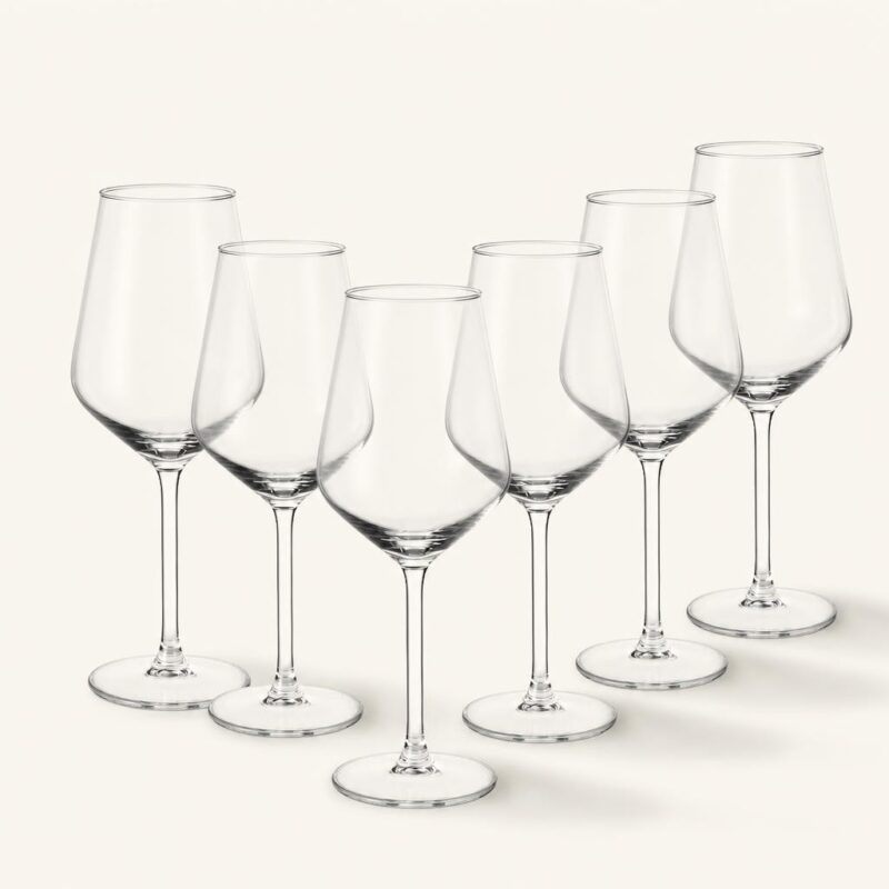 dz-graf-0103006513-cream Kieliszki do wina białego 370 ml 6 szt.