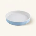 Forma do tarty ceramiczna 24 cm błękitna