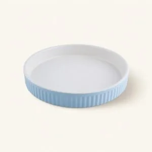 Forma do tarty ceramiczna 24 cm błękitna