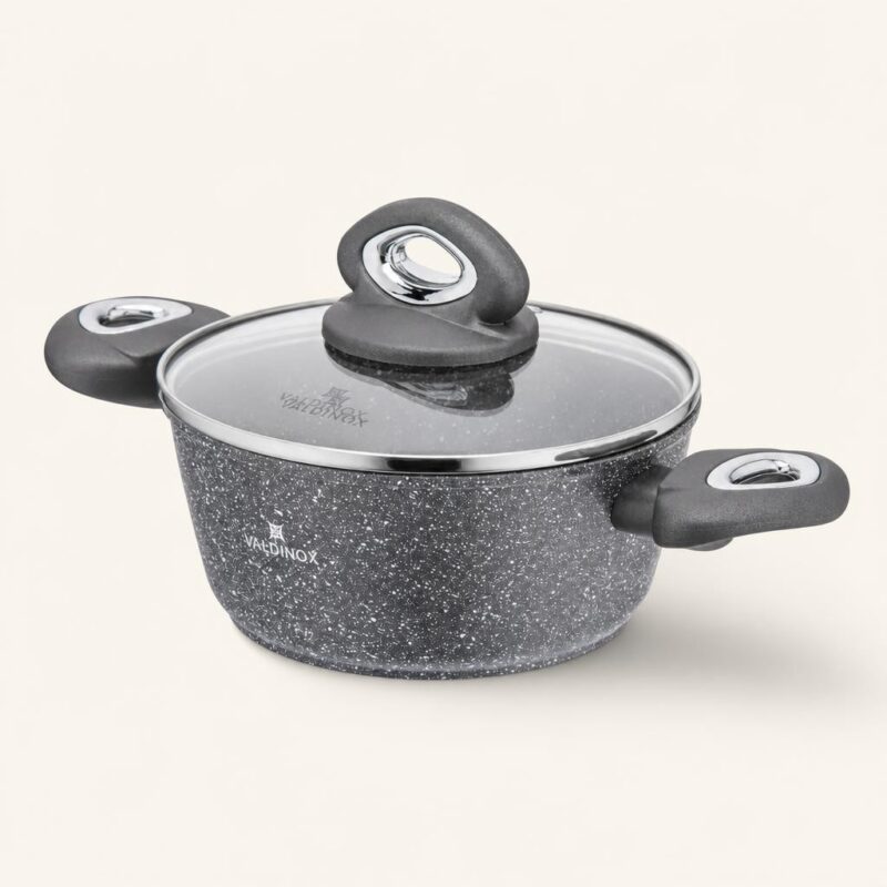 dz-graf-0204002357-cream Garnek aluminiowy z pokrywką 1,7 L Rock