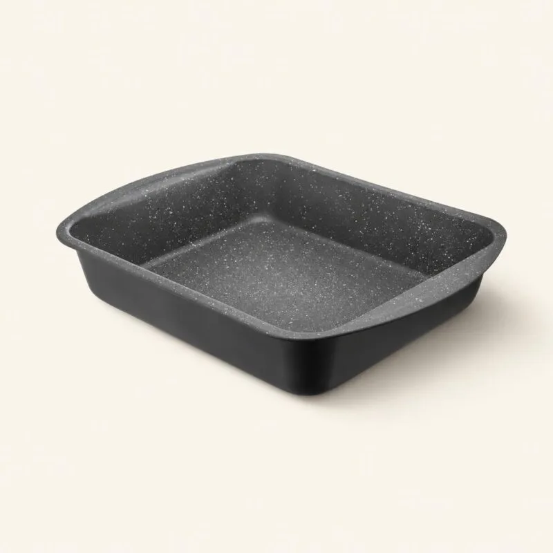 Forma do pieczenia prostokątna 35 x 27 cm stal non-stick szara