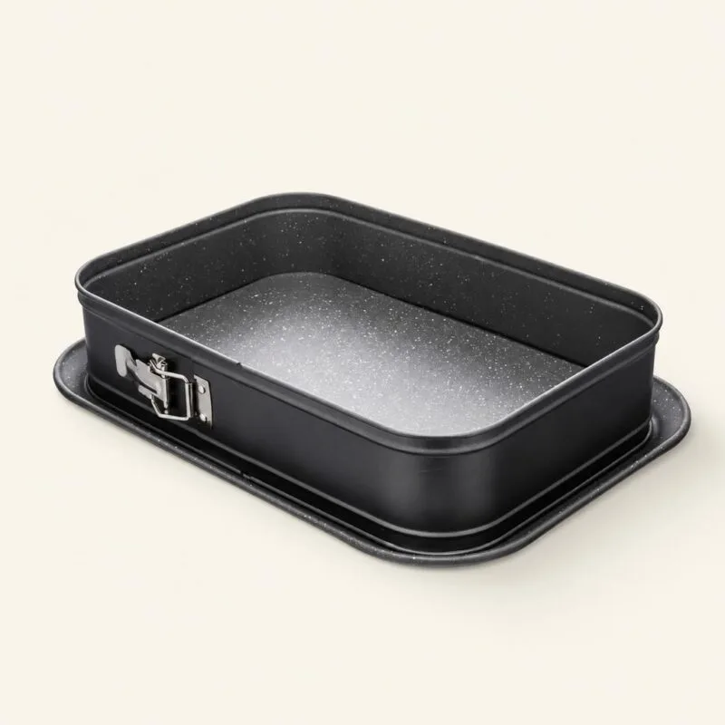 Tortownica prostokątna stalowa 34×24 cm Non-Stick