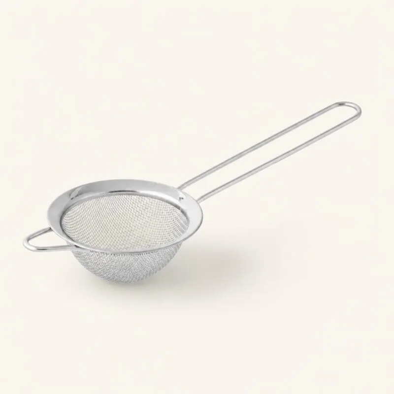 Sitko stalowe 8 cm srebrne