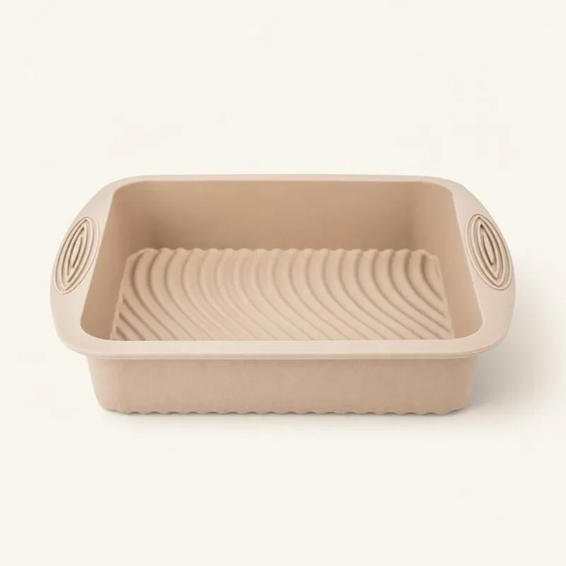 Forma silikonowa prostokątna 26,5 cm taupe