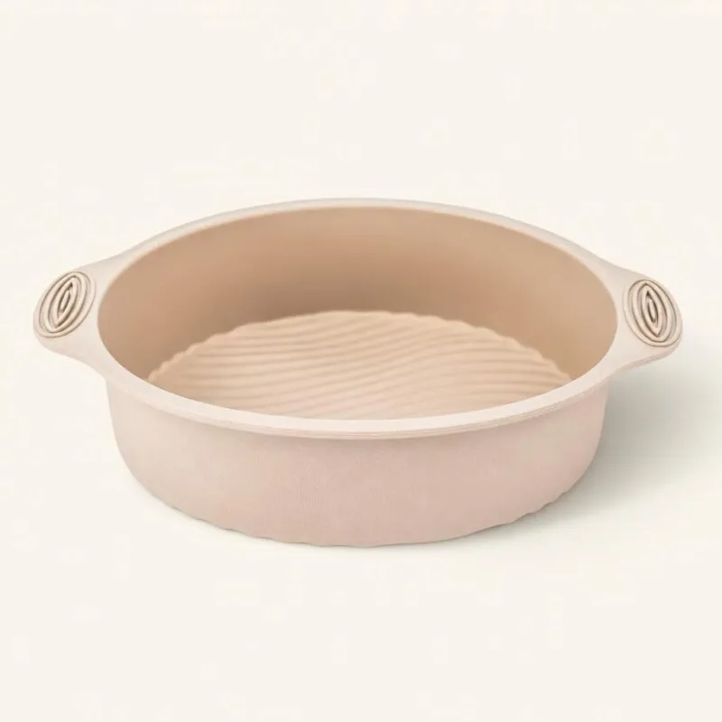 Forma silikonowa okrągła 24,5 cm taupe