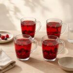 Kubki szklane 365 ml Lava 4 szt.