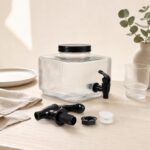 Kranik plastikowy czarny z uszczelką 18mm