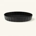 Forma do tarty porcelanowa 25 cm czarna
