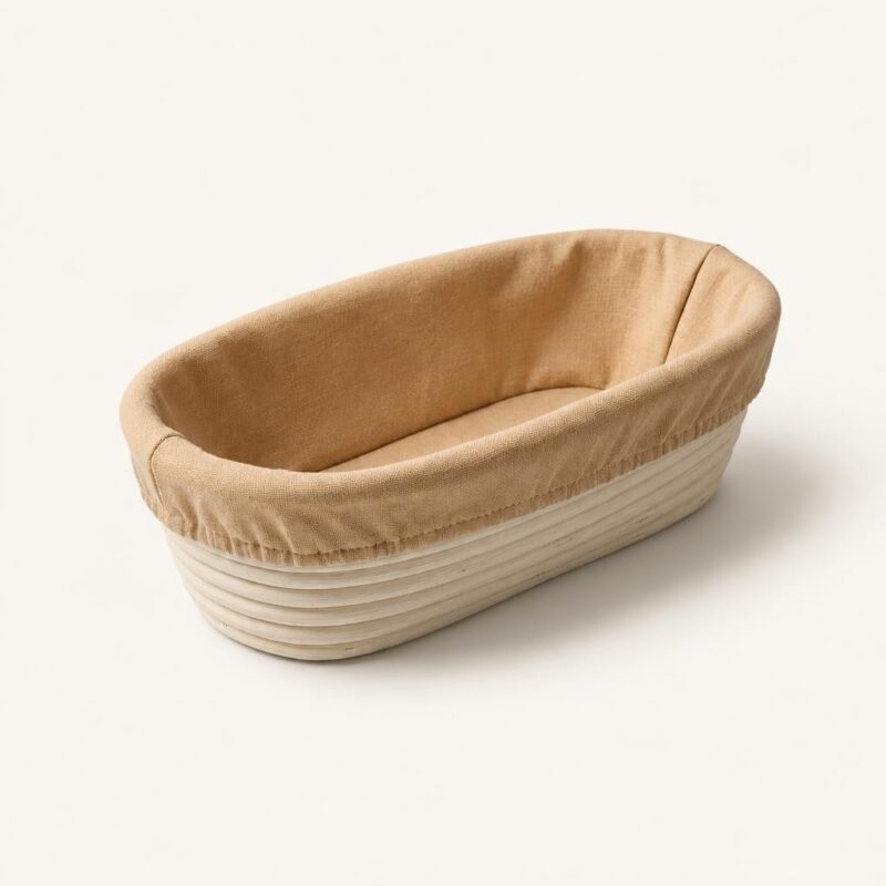 Ratanowy koszyk do garowania chleba 28 cm owal