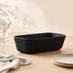 Forma do pieczenia chleba ceramiczna 26 cm czarna