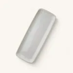 Półmisek ceramiczny prostokątny 25 cm Ombres biały