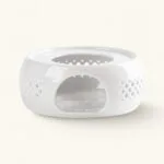 Podgrzewacz ceramiczny 14,5 cm biały