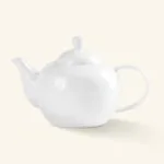 Dzbanek ceramiczny z zaparzaczem 1 L biały
