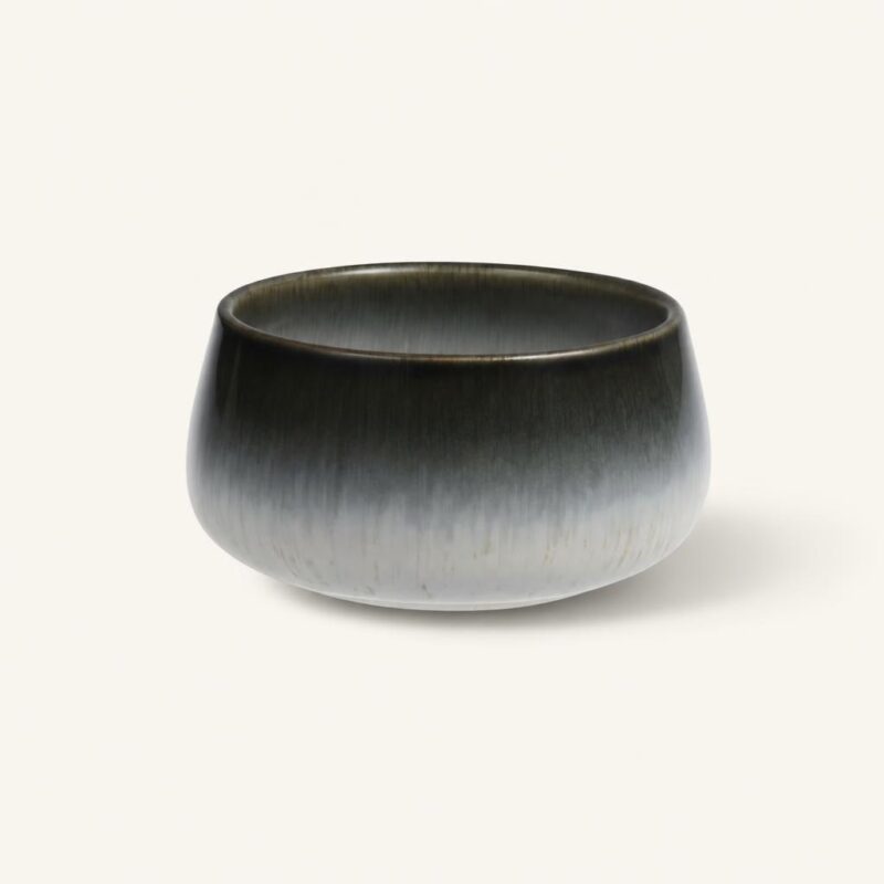 Miska ceramiczna 12 cm czarno-biała