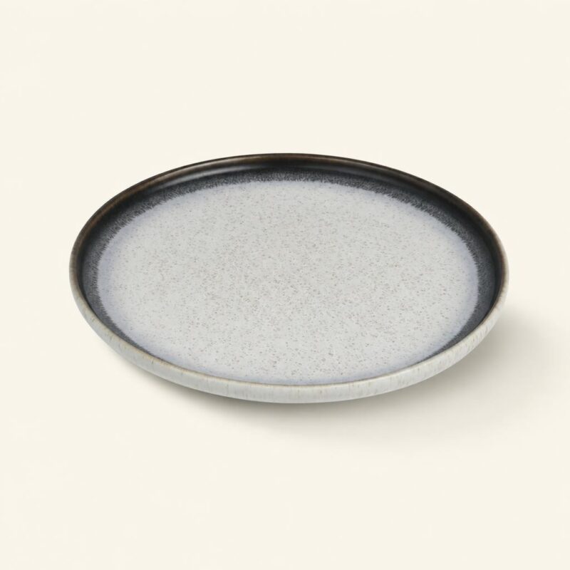 dz-graf-5907696077635-cream Talerz obiadowy ceramiczny 25 cm grafitowy