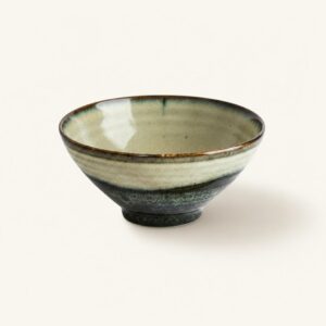 Miska ceramiczna (Ramen) 1 L zielono-szara